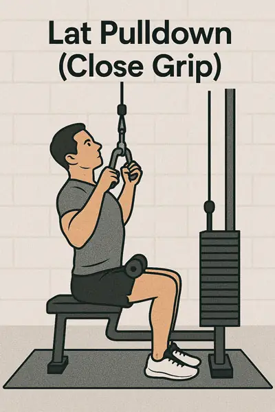 Lat Pulldown (Close Grip)